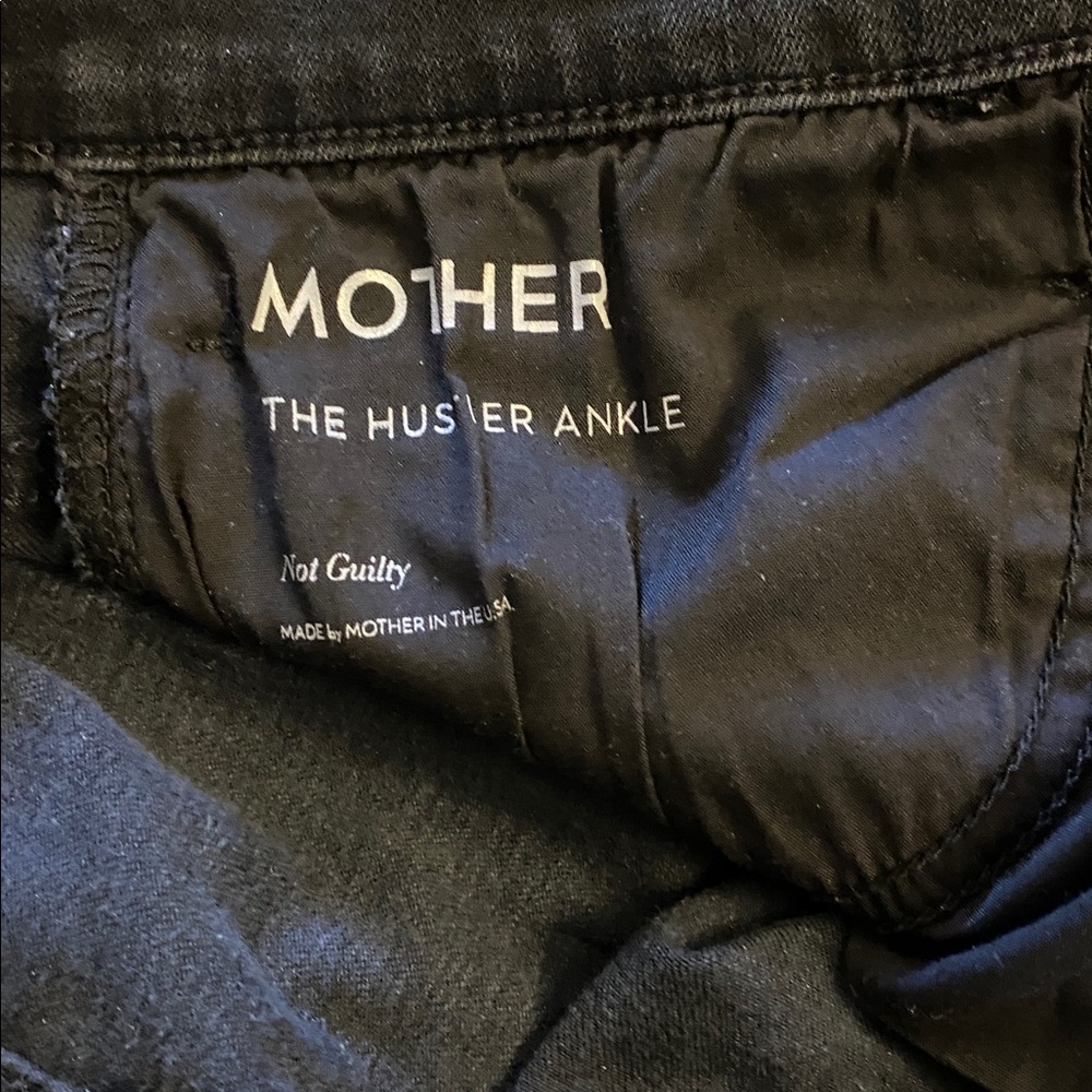 VGUC MOTHER Black Flare Jeans Size 31 - Picture 5 of 7